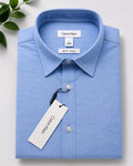 Premium Slim Fit Cotton Shirt — Sky Blue