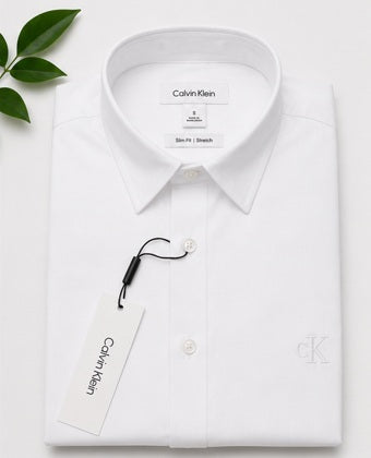 Premium Slim Fit Cotton Shirt — White